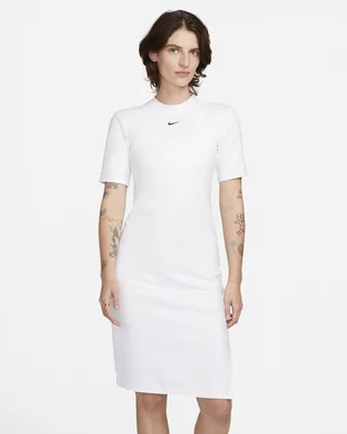Платье женское Nike Sportswear Essential WomenS Midi Dress White DV7878-100