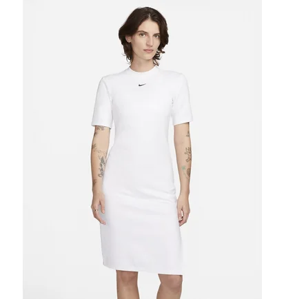 Платье женское Nike Sportswear Essential WomenS Midi Dress White DV7878-100