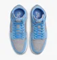 Кроссовки мужские Air Jordan 1 Zoom Cmft 2 MenS Shoes Grey/Light Blue DV1307-014