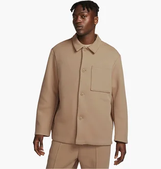 Пальто мужское Nike Sportswear Tech Fleece Reimagined Oversized Shacket Brown FB8167-247