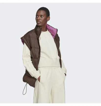 Жилетка жіноча Adidas Down Vest Brown HK5243