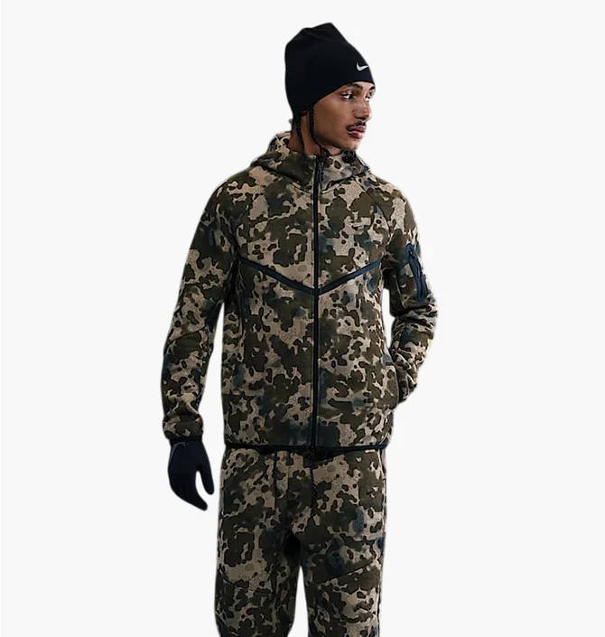 Толстовка мужская Nike Tech Camo/Beige HV0955-276