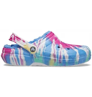 Тапочки унісекс CROCS Classic Lined Tie-Dye Clog Multi 206341-4SO