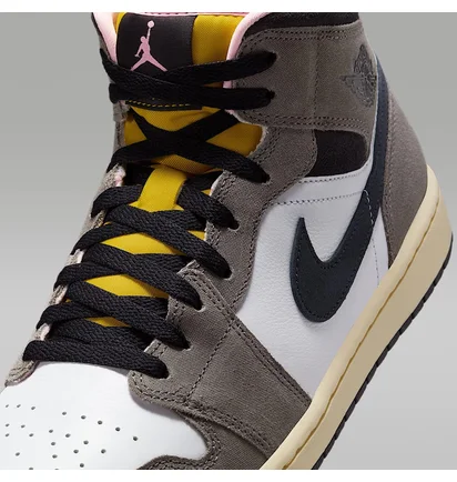 Кроссовки мужские Air Jordan 1 Mid Se Grey/Multi HQ2011-100