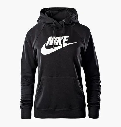 Худи женское Nike W Nsw Essntl Hoodie Po Hbr Black BV4126-010