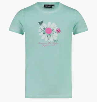 Футболка детская CMP G T-Shirt Turquoise 39T7555-E412