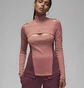 Лонгслив женский Air Jordan 23 Engineered WomenS 1/4-Zip Long-Sleeve Top Pink DV1255-689