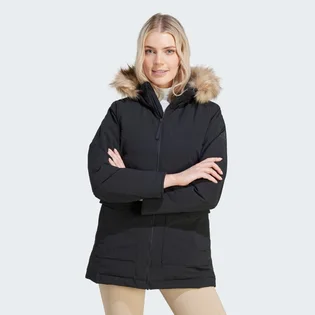 Куртка жіноча Adidas Hooded Fur Black IJ8260
