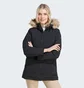 Куртка жіноча Adidas Hooded Fur Black IJ8260