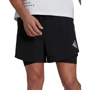 Шорты мужские Adidas Designed 4 Run 2 In 1 Running Shorts Black H58579
