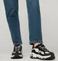 Кроссовки женские Skechers DLites Hiker White/Black 180128-BKW