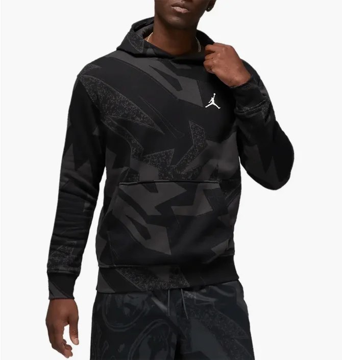 Худи мужское Air Jordan Essentials Fleece Pullover Hoodie Black Dq7507-045