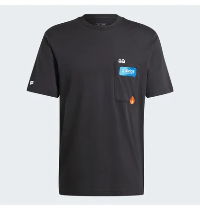 Футболка чоловіча Adidas Remoji Pocket Graphic Black IW2639