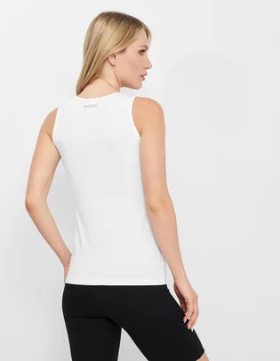 Майка женская Kappa Canotta Spalla Larga White K2406-BIANCO