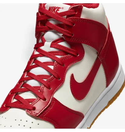 Кроссовки женские Nike Dunk High Beige/Red DD1869-114