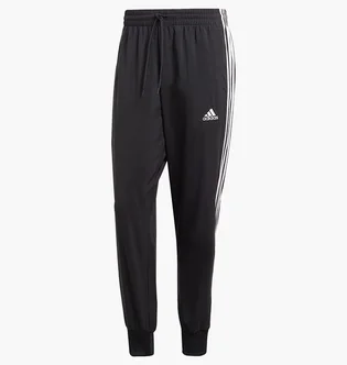 Штаны мужские Adidas Aeroready Essentials Tapered Cuff Woven 3-Stripes Sportswear Black IC0041