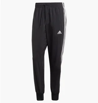 Штаны мужские Adidas Aeroready Essentials Tapered Cuff Woven 3-Stripes Sportswear Black IC0041
