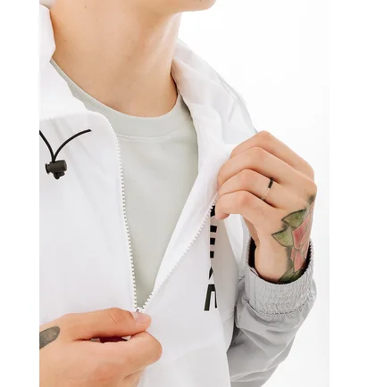 Худі чоловіче Nike M Nsw Hybrid Ltwt Wr White/Grey FB1627-100