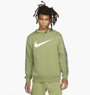 Свитшот мужской Nike Repeat Sw Pk Jogger Olive Dx2029-334