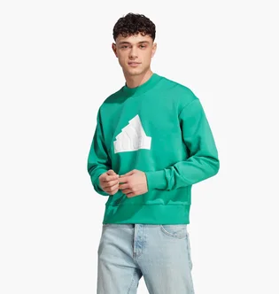 Свитшот мужской Adidas Future Icons Badge Of Sport Crew Sweatshirt Turquoise IC3744
