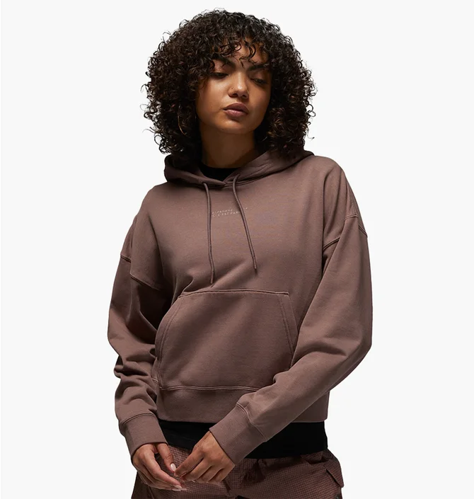 Худи женское Air Jordan X Paris Saint-Germain Fleece Hoodie Brown DN3346-291