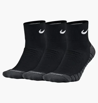 Носки унисекс Nike U Everyday Max Cush Ankle (3 пары) Black SX5549-010