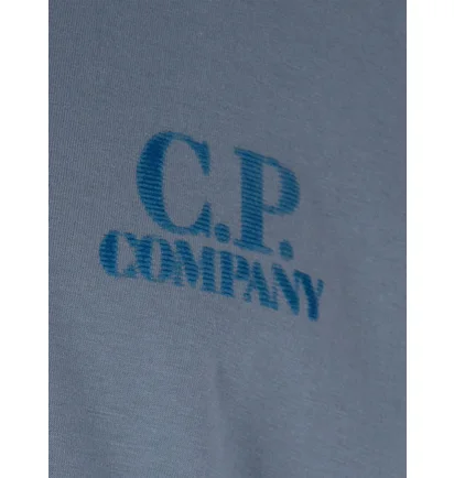 Футболка мужская C.P. Company Jersey Comfort Logo Blue 20CMTS143A-110579W-809
