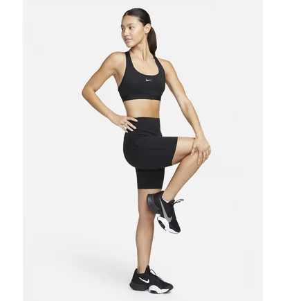 Топ женский Nike Swoosh Light Support Black DX6817-010