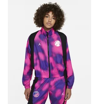 Ветровка женская Air Jordan Paris Saint-Germain Women'S Warm-Up Jacket Pink/Violet CZ7503-510