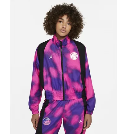 Вітровка жіноча Air Jordan Paris Saint-Germain Women'S Warm-Up Jacket Pink/Violet CZ7503-510