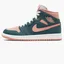 Кросівки жіночі Air Jordan 1 Mid Green/Pink Bq6472-308