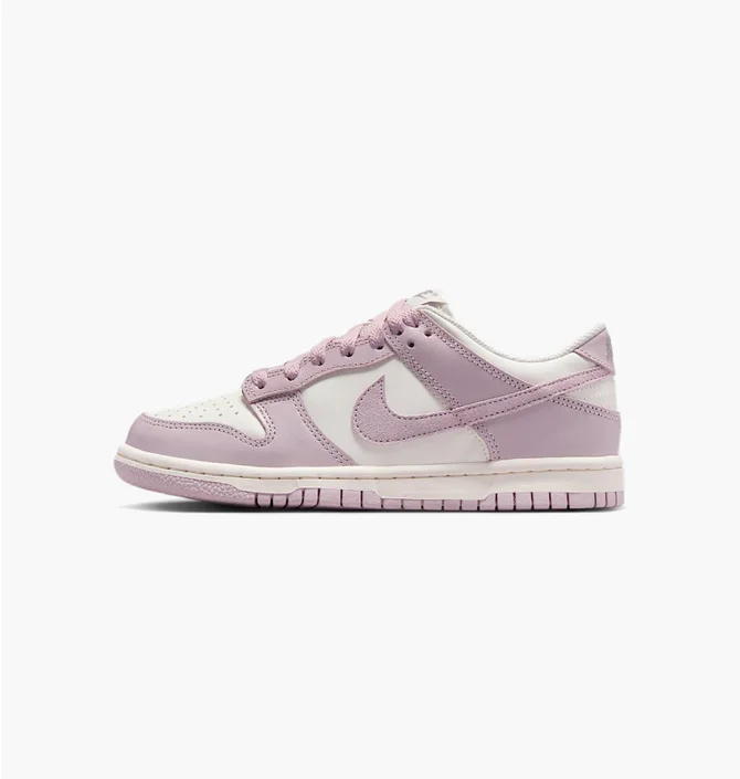 Кросівки дитячі Nike Dunk Low Gs White/Violet FB9109-122