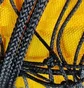 Сітка для волейболу RomiSport Volleyball Net (2.7Мм. Капрон, 8.5 М.) Black/Yellow SIA000026