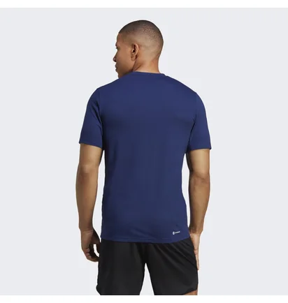 Футболка чоловіча Adidas Train Essentials Feelready Logo Training Tee Blue Ib8275