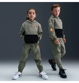 Спортивный костюм детский Nike Fleece Pullover Set Olive 86N496-E1S