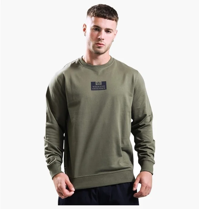 Світшот чоловічий Weekend Offender The Heights Olive WOSSW554