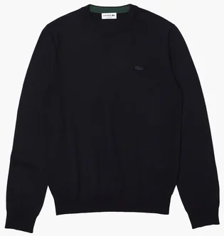 Свитшот мужской Lacoste Wool Crewneck Pullover Blue AH1969166