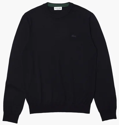 Світшот чоловічий Lacoste Wool Crewneck Pullover Blue AH1969166