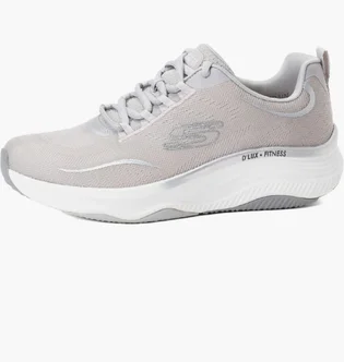 Кросівки жіночі Skechers Relaxed Fit: DLux Fitness Pure Glam Grey 149837-GYSL