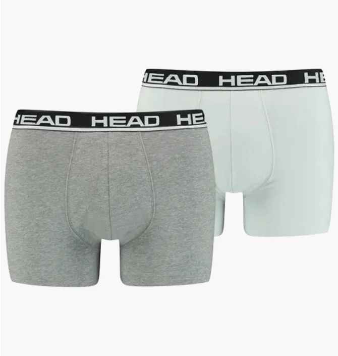Труси чоловічі HEAD Basic Boxer Grey (2 шт) 701202741-012