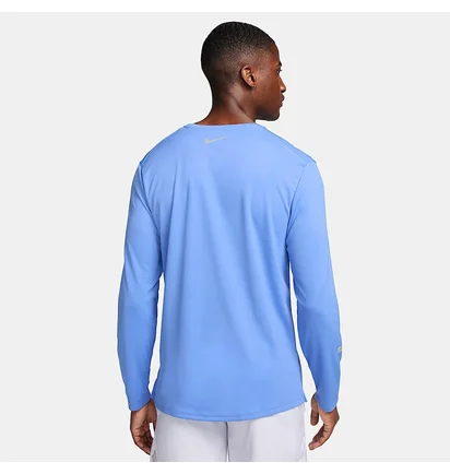 Лонгслів чоловічий Nike Running Miler Flash Blue FB8552-450