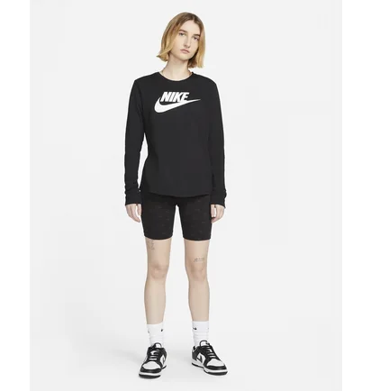 Лонгслів жіночий Nike Sportswear Essentials Black Fj0441-010