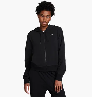 Толстовка жіноча Nike Dri-Fit One Full-Zip French Terry Hoodie Black FB5198-010