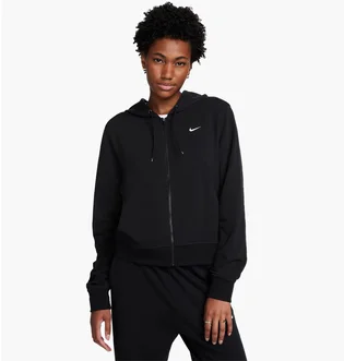 Толстовка женская Nike Dri-Fit One Full-Zip French Terry Hoodie Black FB5198-010