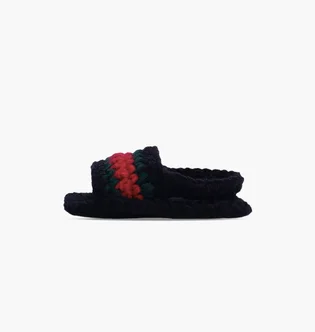 Тапочки дитячі Baby Sneakers Gucci Slides Black BS-GUCCI