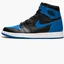 Кроссовки мужские Air Jordan 1 Retro High Og Black/Blue 555088-007