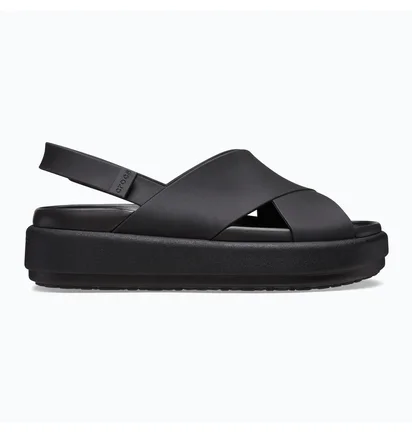 Сандали женские Crocs Brooklyn Luxe Cross Strap Black 209407-060