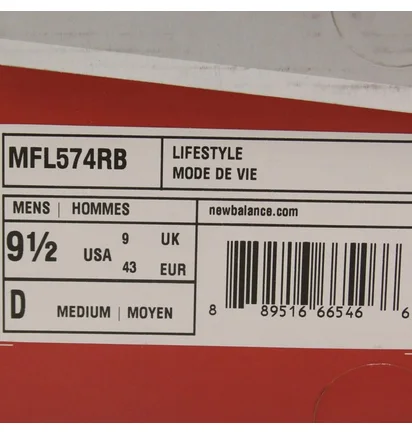 Кросівки чоловічі New Balance 574 Fresh Foam Mfl574Rb Red MFL574RB