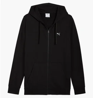 Толстовка мужская Puma Ess Elevated Fz Hoodie Fl Black 688255-01