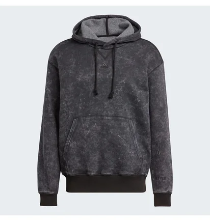 Худи мужское Adidas All Szn Garment-Wash Black IJ6929
